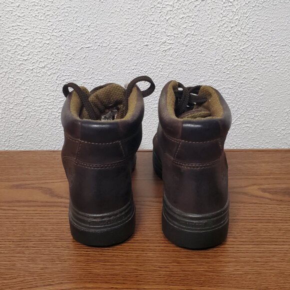 Womens Timberland Brown Ankle Lace Up Boots Size 6.5M - Picture 4 of 9